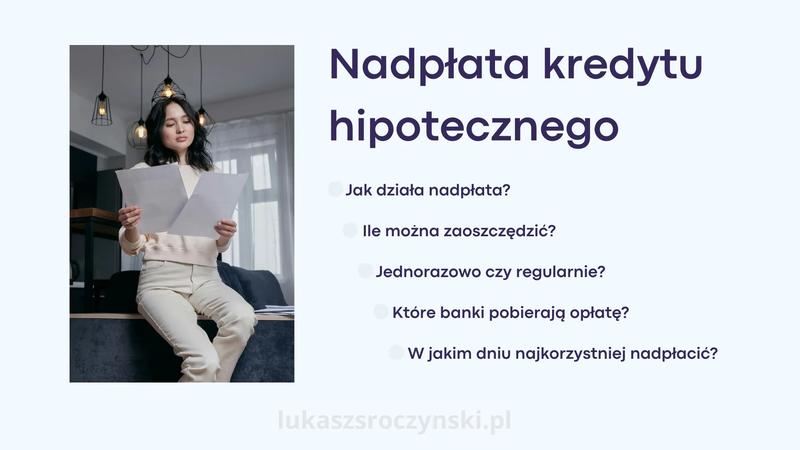 Nadpłata kredytu hipotecznego