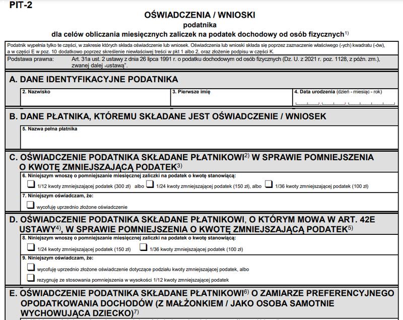 Odsetki od pożyczki w PIT