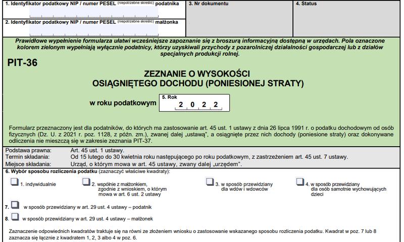 Rozliczanie odsetek w zeznaniu rocznym