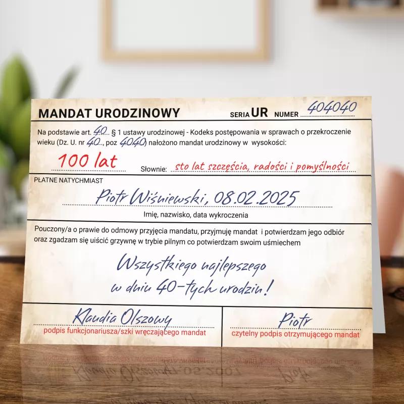 Odsetki za zaległe mandaty