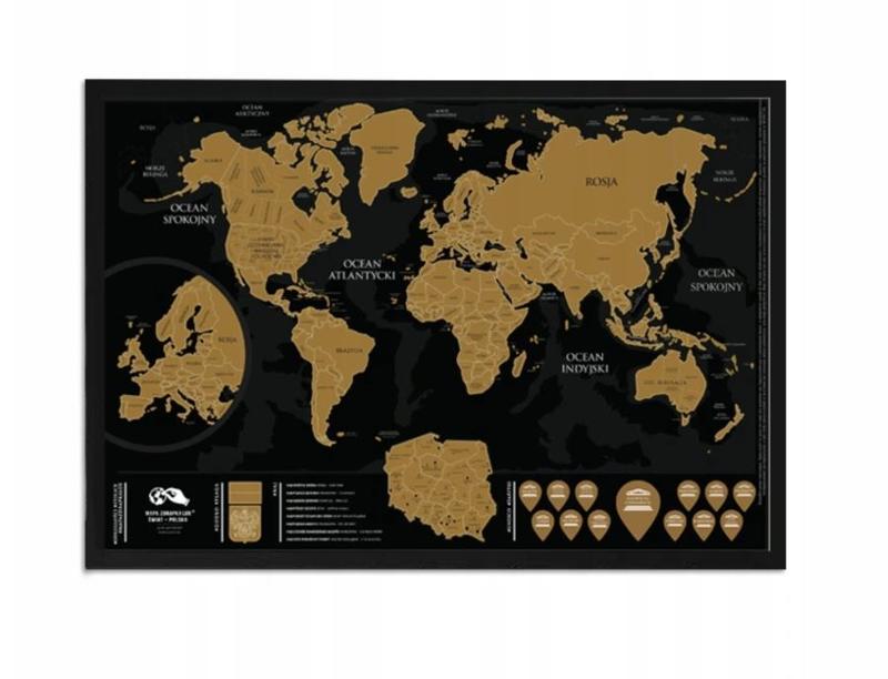 Sklepy z mapami zdrapkami w Polsce