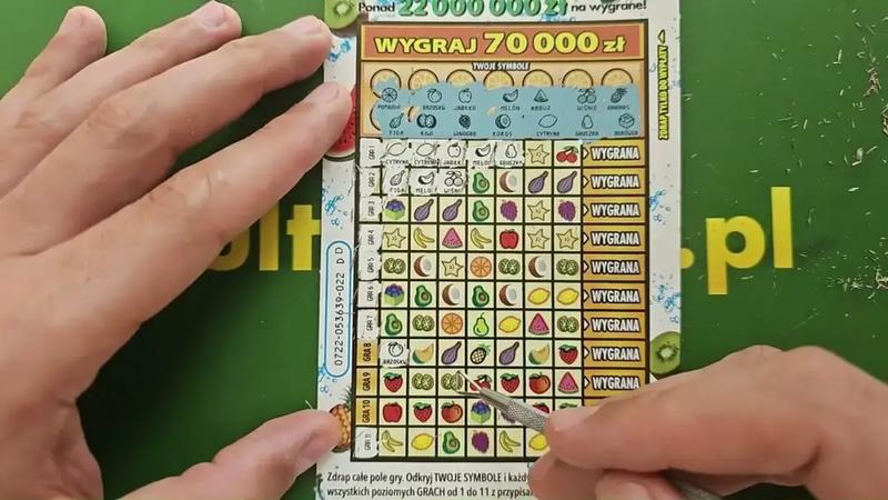 Sprawdzanie wygranej w zdrapkach